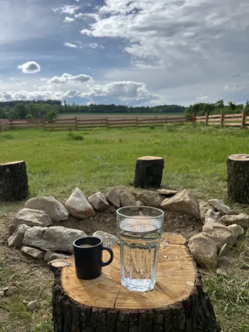 Posezení u ohniště